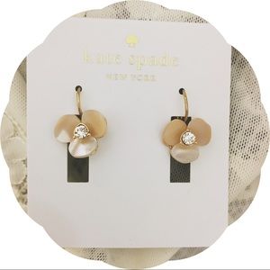 Kate Spade Disco Pansy Drop Earrings